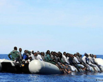  ۶۰ مهاجر در پی غرق شدن قایق شان در مدیترانه مفقود شدند